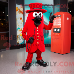 Disfraz de mascota de Red...