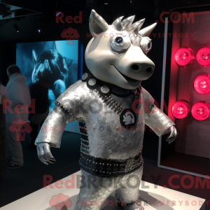 Costume mascotte de Silver...
