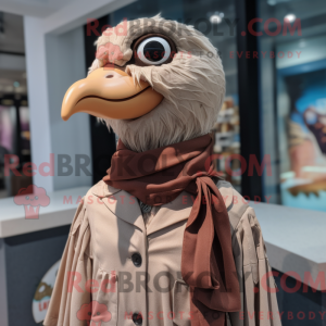 Brun måge maskot kostume...