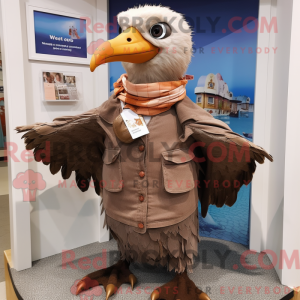 Brun måge maskot kostume...