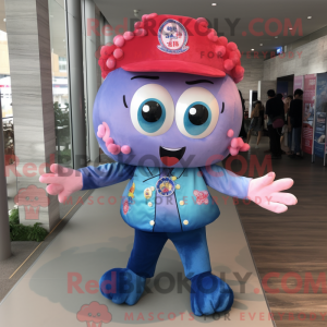 Octopus maskot kostume...