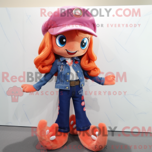 Octopus maskot kostume...