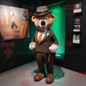 Brown Irish Flag mascot...