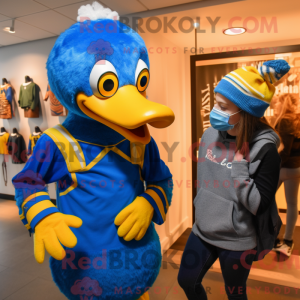 Blue Hens maskot kostume...