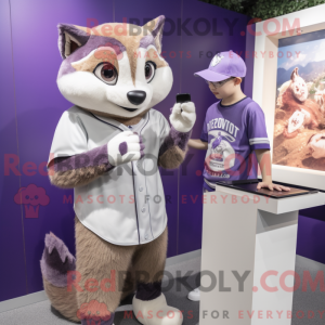 Lavendel Marten maskot...