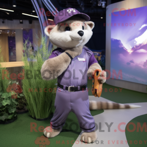 Lavendel Marten maskot...