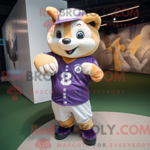 Lavendel Marten maskot...