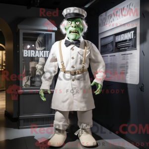 Hvid Frankenstein maskot...