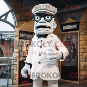 Hvid Frankenstein maskot...