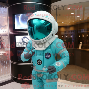 Turkis astronaut maskot...
