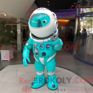 Turkis astronaut maskot...