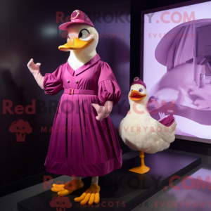 Disfraz de mascota Magenta...
