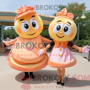 Peach Bagels Maskottchen...