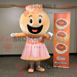 Peach Bagels Maskottchen...