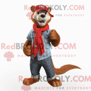 Máscara Red Mongoose com...