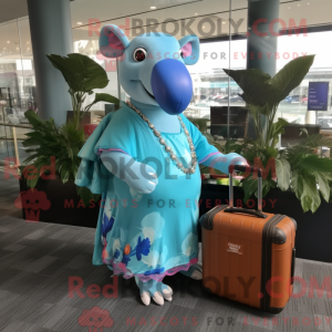 Costume mascotte de Tapir...