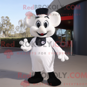 Hvid Moussaka maskot...