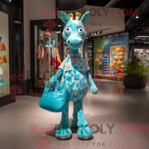 Costume mascotte de girafe...