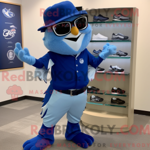 Costume de mascotte de Blue...