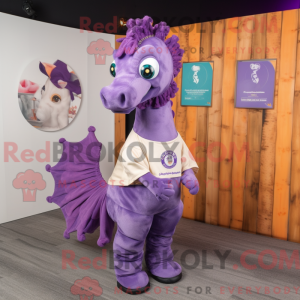 Postava maskota Purple Sea...