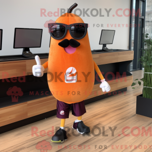 Peach Eggplant mascot...