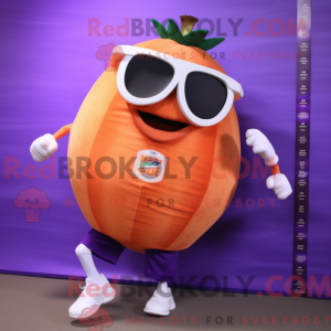 Peach Aubergine maskot...