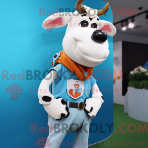 Disfraz de mascota de vaca...