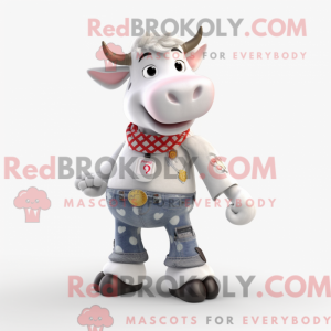 Disfraz de mascota de vaca...