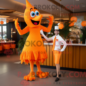 Postava maskota Orange...