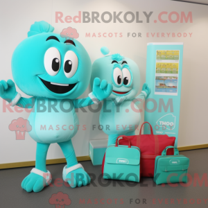 Turkis Candy maskot kostume...