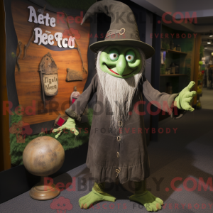 Olive Witch S Hat mascot...