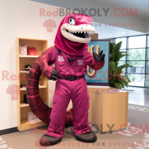 Costume de mascotte Magenta...