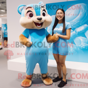 Postava maskota Sky Blue...