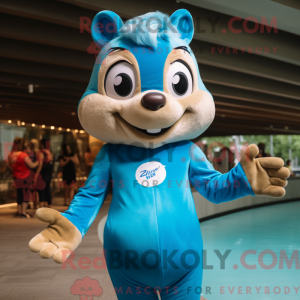 Disfraz de mascota Sky Blue...