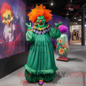 Forest Green Evil Clown...