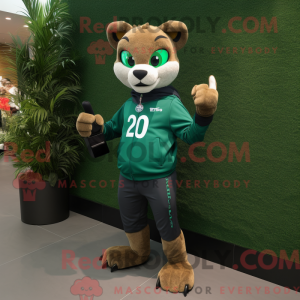 Personaggio mascotte Puma...