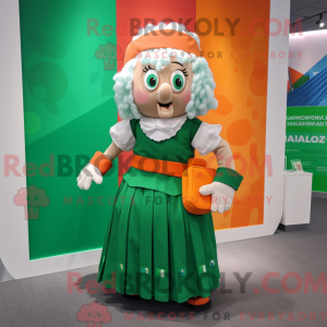 Irsk Flag maskot kostume...
