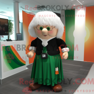 Irish Flag mascot costume...