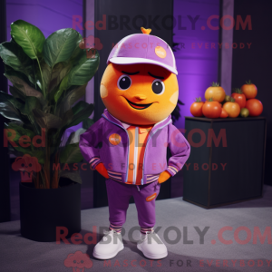 Purple Grapefruit mascot...