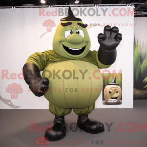 Olive Strongman máscara de...