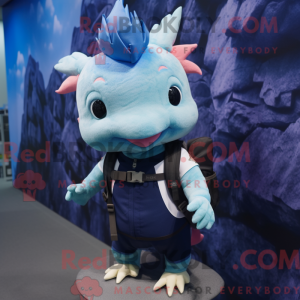 Marineblauw Axolotls...