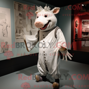 Silver Sow maskotdraktfigur...