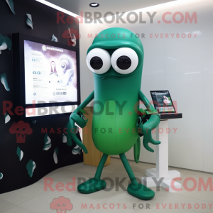 Forest Green Squid mascot...