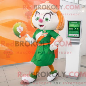 Postava maskota Peach Irish...