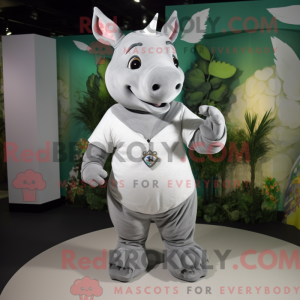 Gray Rhinoceros mascot...