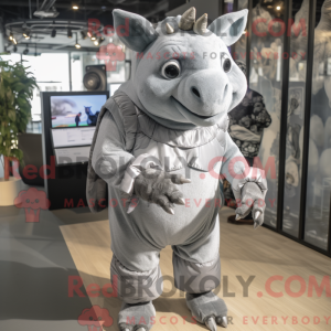 Gray Rhinoceros mascot...