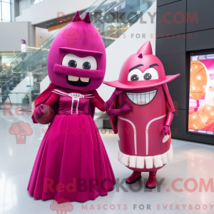 Magenta Postava maskota...