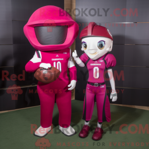 Magenta American Football...