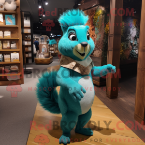 Turquoise eekhoorn...
