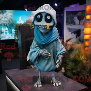 Teal Undead mascottekostuum...